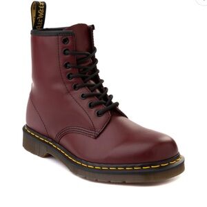 Dr. Martens Brown Leather Boots Classic Air-Cushioned Sole